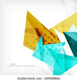 Abstract sharp angles background - business brochure layout