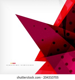Abstract sharp angles background - business brochure layout