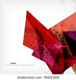 Abstract sharp angles background - business brochure layout