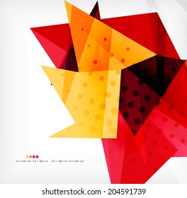 Abstract sharp angles background - business brochure layout