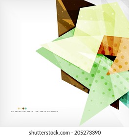 Abstract sharp angles background - business brochure layout