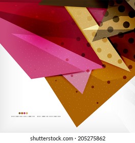 Abstract sharp angles background - business brochure layout