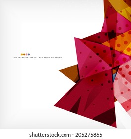Abstract sharp angles background - business brochure layout