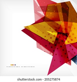 Abstract sharp angles background - business brochure layout