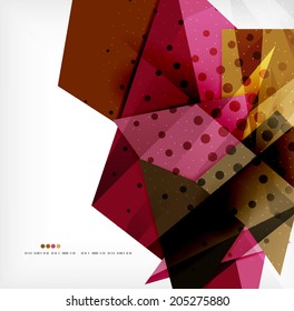 Abstract sharp angles background - business brochure layout