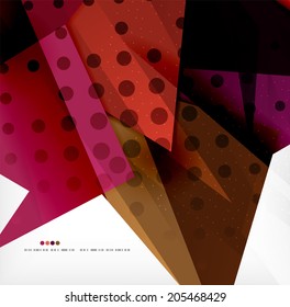 Abstract sharp angles background - business brochure layout