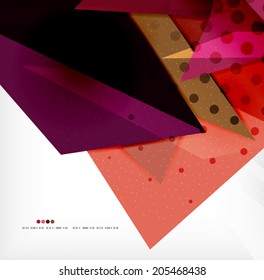 Abstract sharp angles background - business brochure layout
