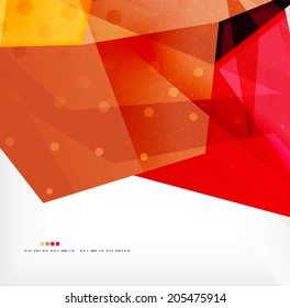 Abstract sharp angles background - business brochure layout