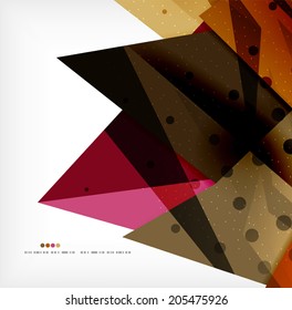 Abstract sharp angles background - business brochure layout