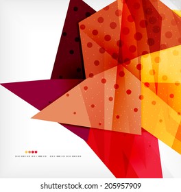 Abstract sharp angles background - business brochure layout