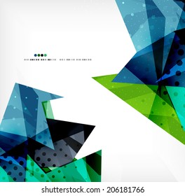 Abstract Sharp Angles Background - Business Brochure Layout