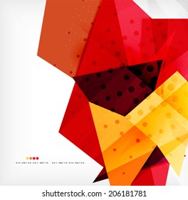 Abstract sharp angles background - business brochure layout