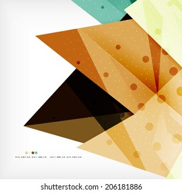 Abstract sharp angles background - business brochure layout