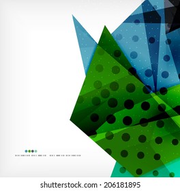 Abstract sharp angles background - business brochure layout