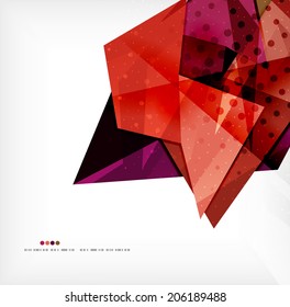 Abstract sharp angles background - business brochure layout