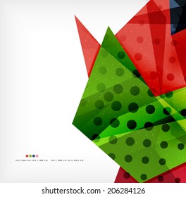 Abstract sharp angles background - business brochure layout