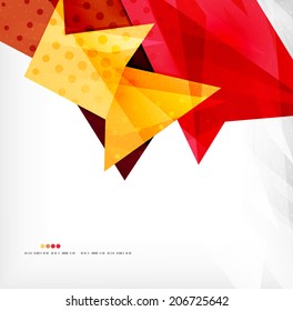 Abstract sharp angles background - business brochure layout