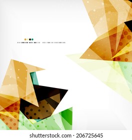 Abstract sharp angles background - business brochure layout