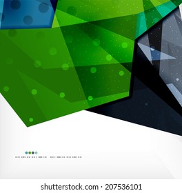 Abstract sharp angles background - business brochure layout