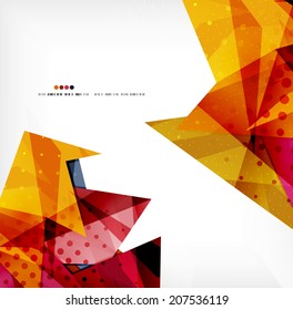 Abstract sharp angles background - business brochure layout