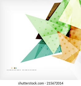 Abstract sharp angles background - business brochure layout