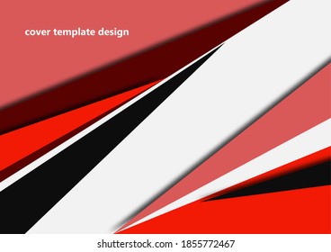 Abstract sharp corners background - business brochure layout. Vector illustration for your design