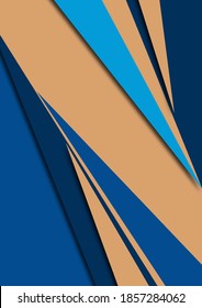 Abstract sharp corners background - business brochure layout. Vector illustration for your design