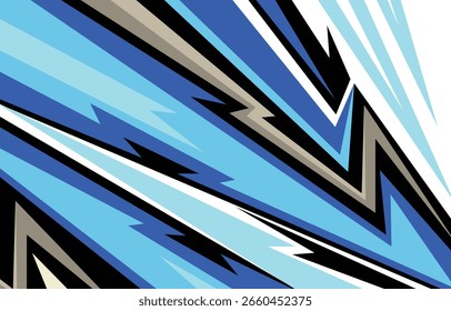 Abstrato padrão sem emenda afiada com ziguezague, setas e triângulos. Fundo de relâmpago geométrico ondulado para capas ou estampagem têxtil. Setas em ziguezague afiadas e caoticamente dispersas.