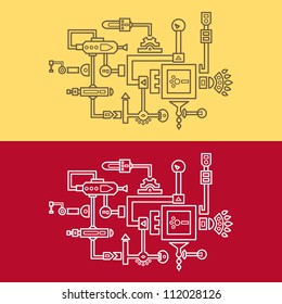 Resumen de la ilustración de un tema.