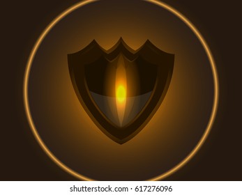 abstract shield