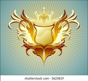 abstract shield background