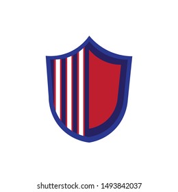 abstract shield icon logo vector