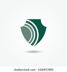 Abstract shield logo. Modern shield logo template. Security logo vector. Secure protection abstract logo. Cyber security. Vector Illustrator