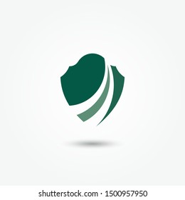 Abstract shield logo. Modern shield logo template. Security logo vector. Secure protection abstract logo. Cyber security. Vector Illustrator