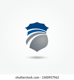 Abstract shield logo. Modern shield logo template. Security logo vector. Secure protection abstract logo. Cyber security. Vector Illustrator