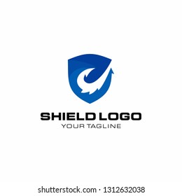 Abstract Shield Logo Template 