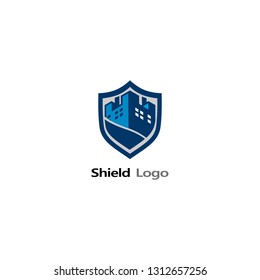 Abstract Shield Logo Template 