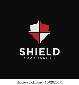 Abstract Shield, Security, Defense, Protector Logo Design