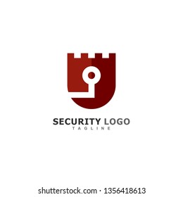 Abstract Shield Security Logo