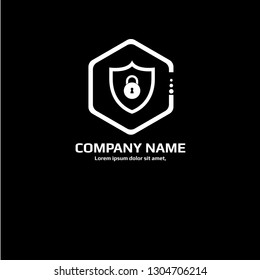 Abstract Shield Security Logo.Designed for your web site design, logo, app, UI