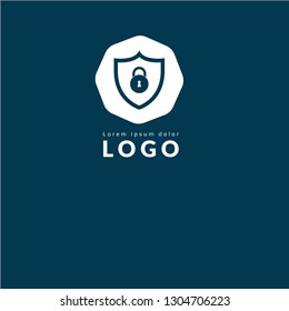 Abstract Shield Security Logo.Designed for your web site design, logo, app, UI
