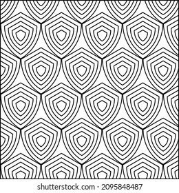abstract shield shape seamless pattern perfect for background or wallpaper
