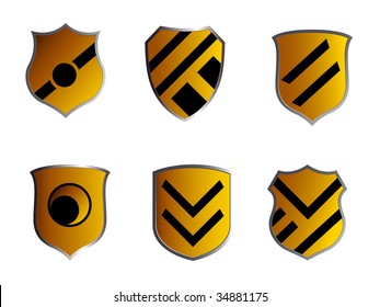 abstract shields