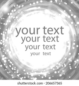Abstract shimmering background in gray colors with place for your text