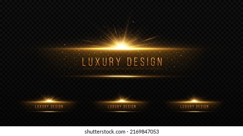 Abstract shine banners with twinkle star. Luxury element with sparkles particles. Luminous design for discount, sales and greeting card.