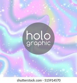 Abstract shine bright holographic background for modern design