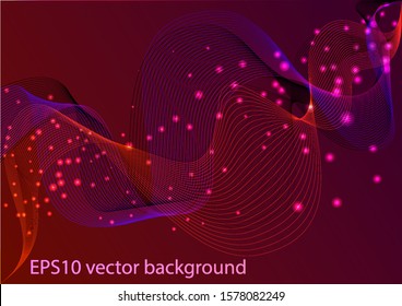 abstract shine gradient line background colorful vector illustration