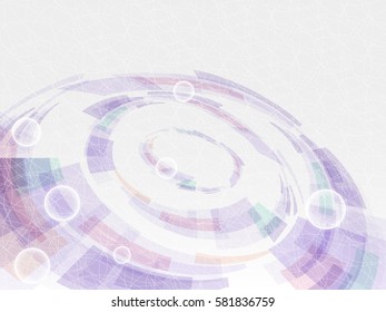 Abstract shine purple background. Scientific or business concept. Vector illustration
