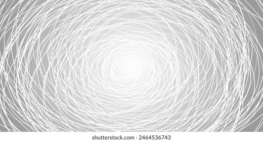 líneas de remolino de brillo abstracto aisladas en el fondo claro.