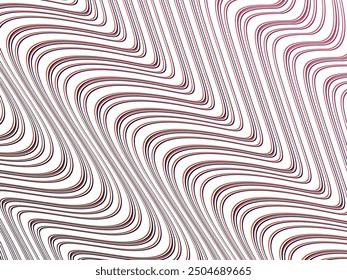 Abstractas líneas de onda de jardín brillante sobre fondo blanco. Patrón de onda dinámica. Líneas onduladas que fluyen modernas. Concepto de tecnología futurista. Adecuado para carteles, cubiertas, folletos, volantes, Sitios web, etc.